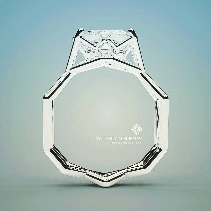 diamond engagement ring - GROMOV