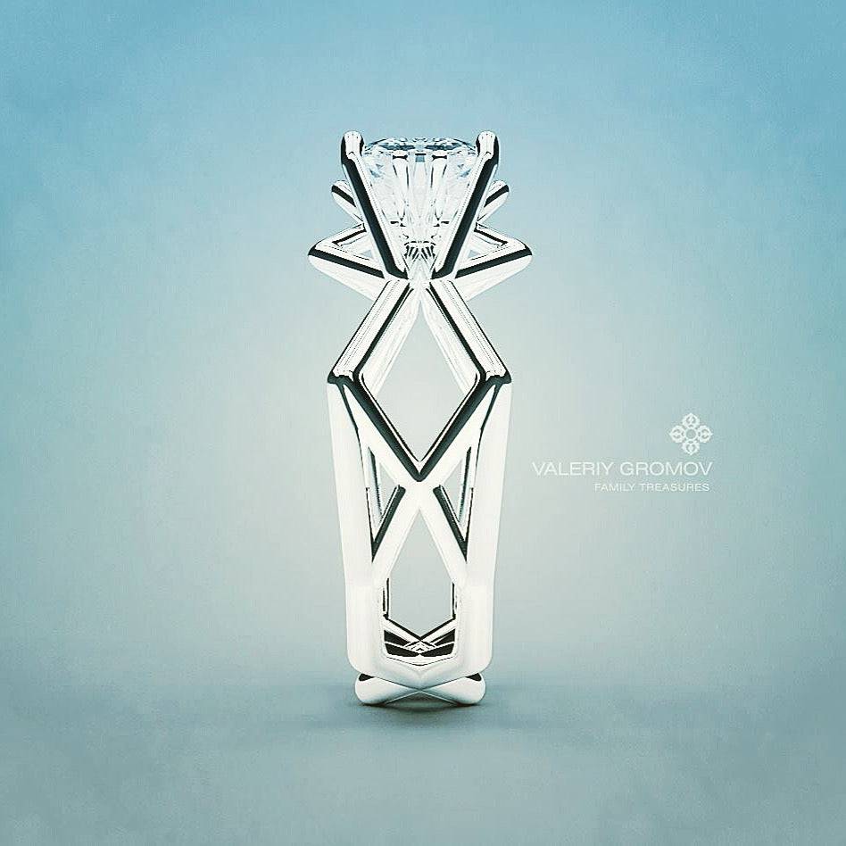 diamond engagement ring - GROMOV