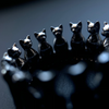 Circle of Trust cats ring - black gold - GROMOV
