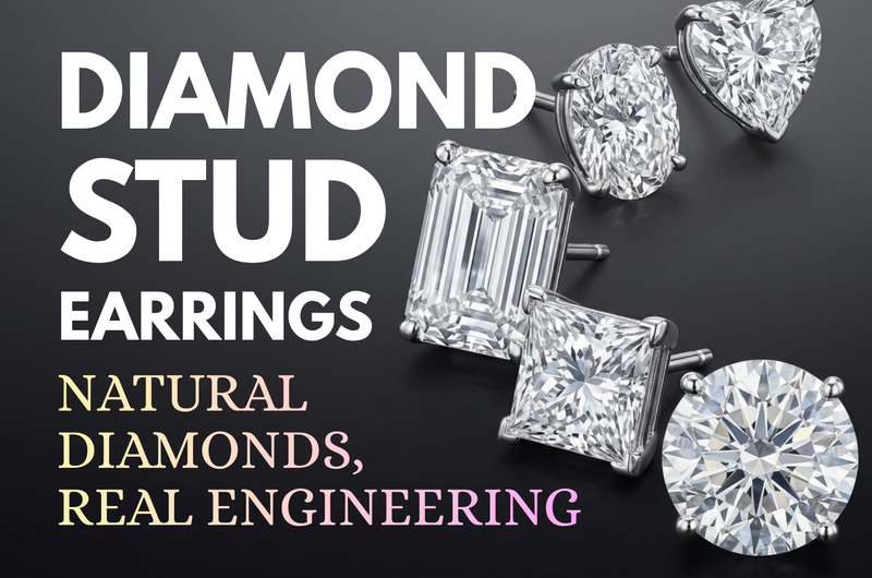 Diamond Stud Earrings Guide: Natural Diamonds, Real Engineering