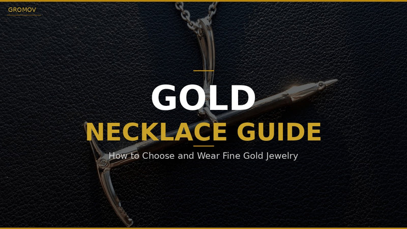 GOLD NECKLACE GUIDE by GROMOV