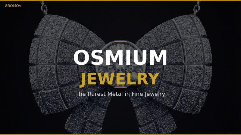 Osmium Jewelry - Rarest Metal by GROMOV