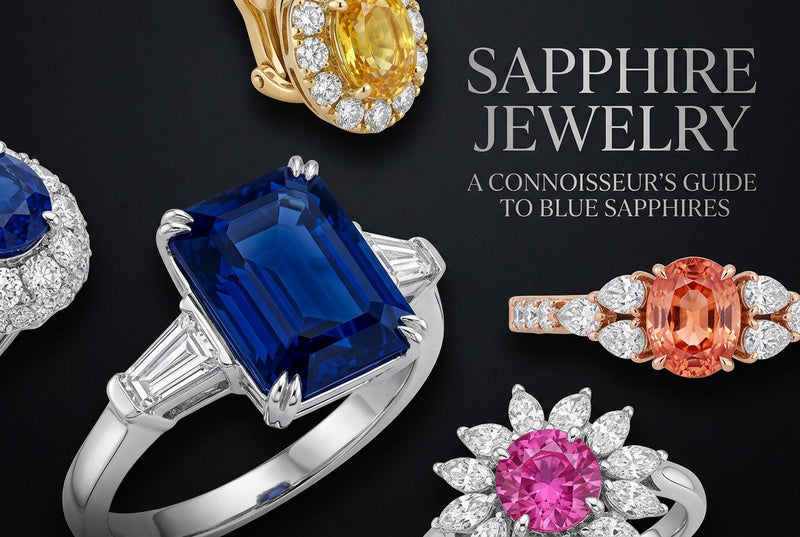 Sapphire jewelry guide - blue sapphire rings, cornflower and royal blue sapphires, GROMOV fine jewelry