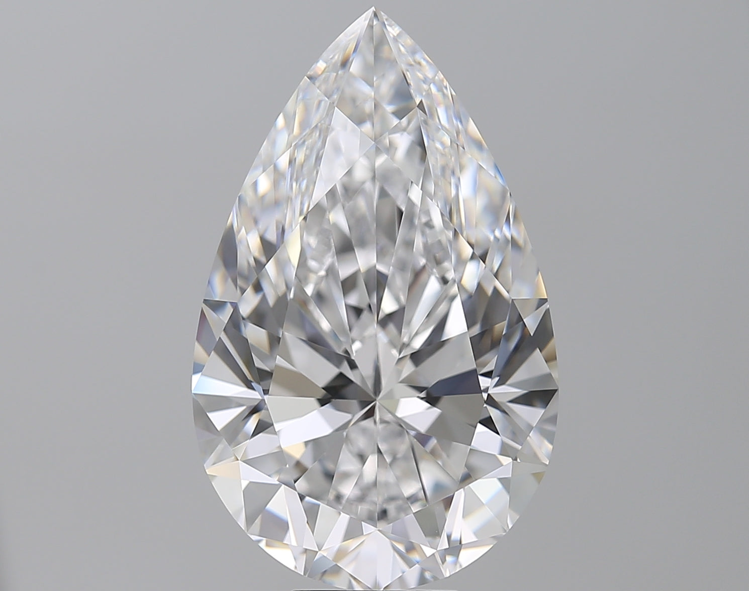12.17 ct PEAR FLAWLESS DIAMOND RING