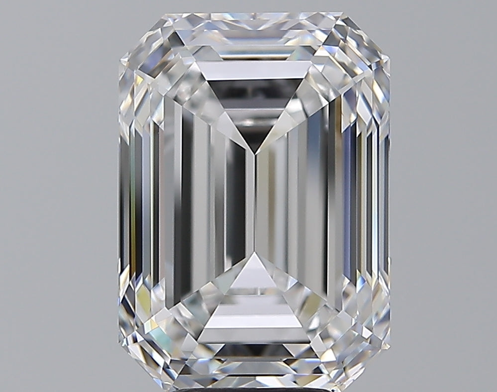 7.42 ct EMERALD FLAWLESS DIAMOND RING