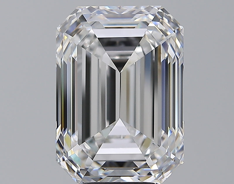 7.42 ct EMERALD FLAWLESS DIAMOND RING