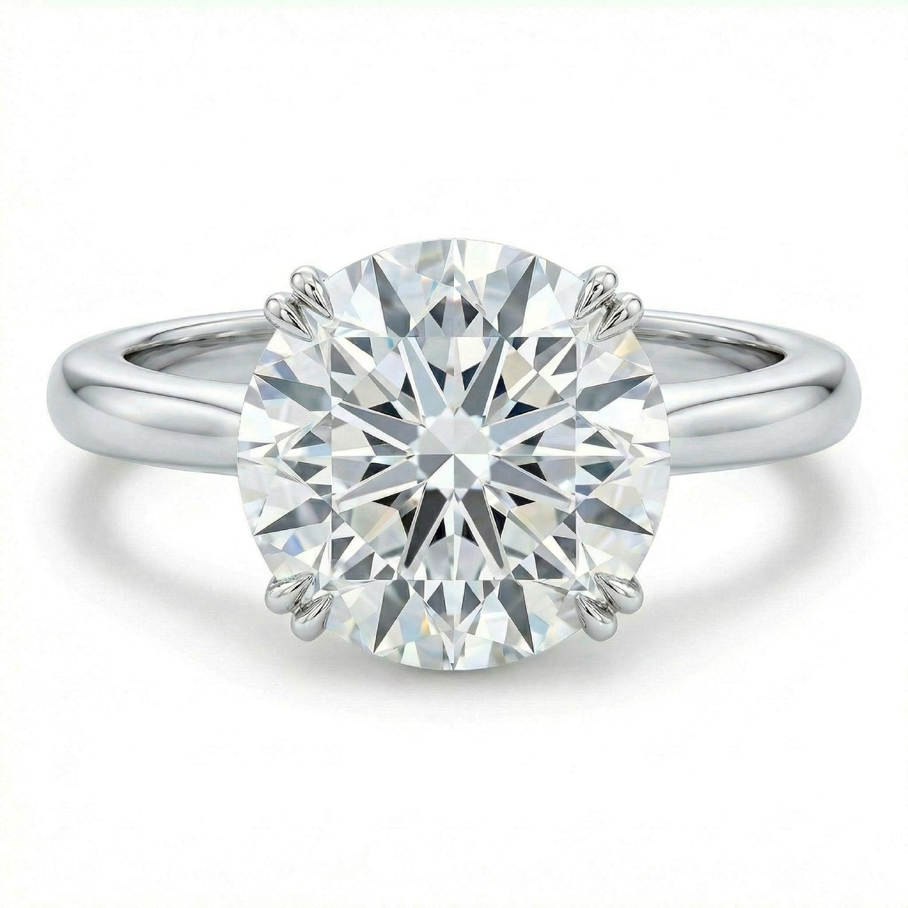 Round Diamond Ring | GROMOV fine jewelry