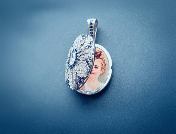 Signature locket pendant - icon jewel from GROMOV Treasures