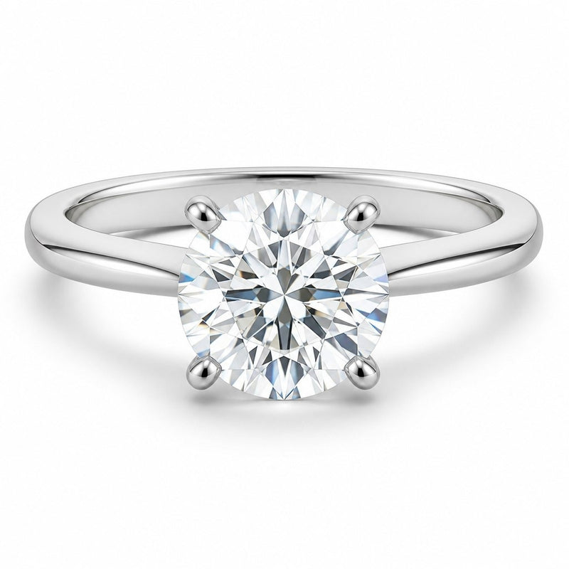 2.28 ct ROUND FLAWLESS DIAMOND RING