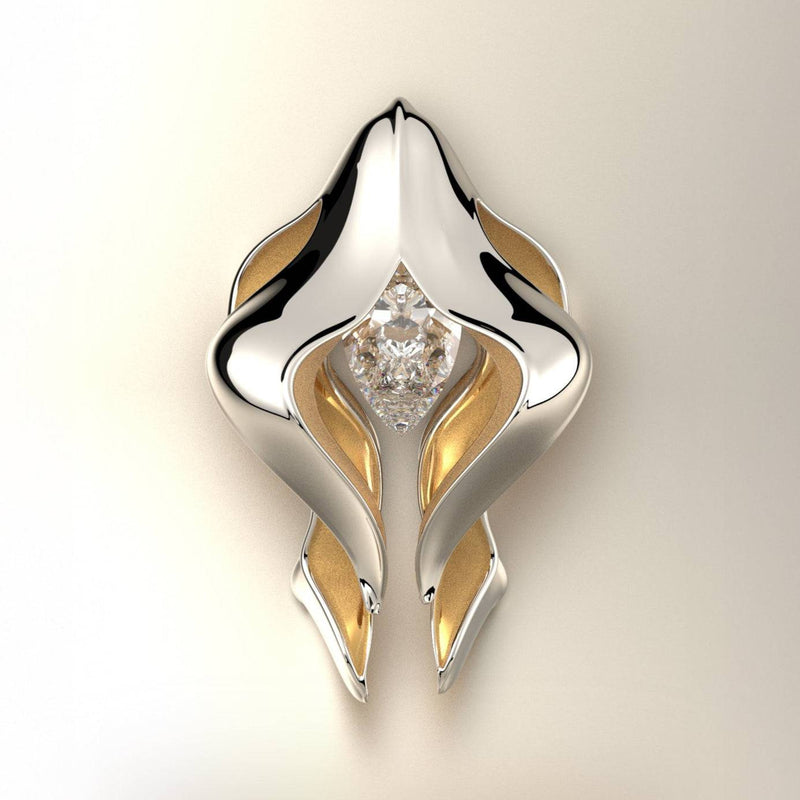 XENORCHID Earrings detail view | GROMOV Jewelry