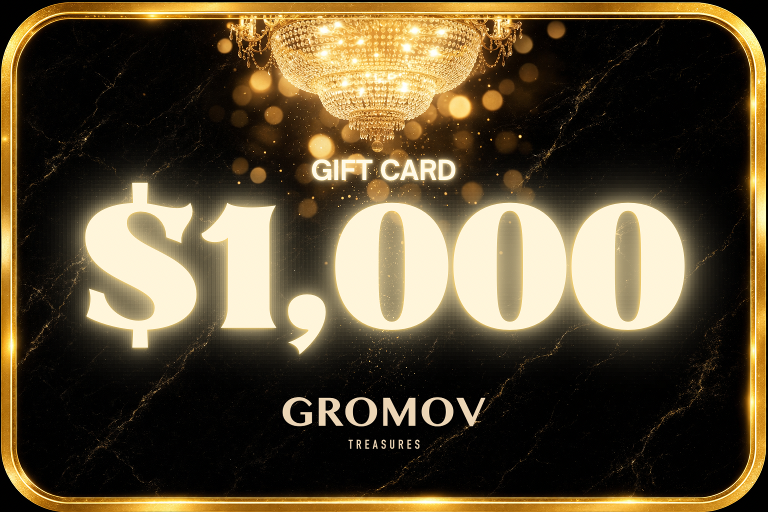 GIFT CARD close-up | GROMOV Jewelry