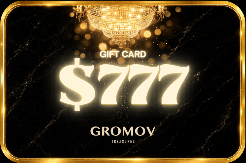 GIFT CARD side view | GROMOV Jewelry