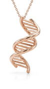DNA Necklace 18k Gold