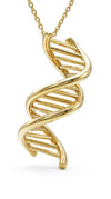 DNA Necklace 18k Gold