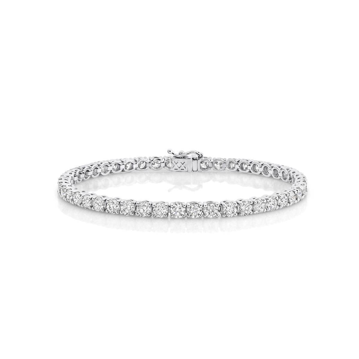 Round Diamonds Tennis Bracelet | GROMOV Jewelry