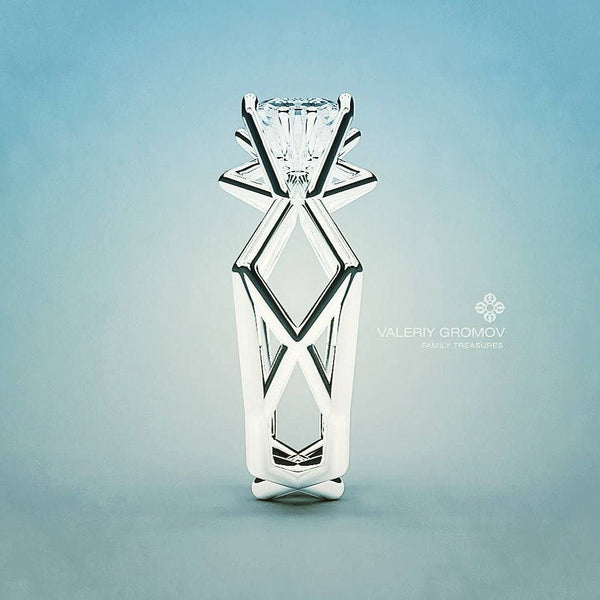diamond engagement ring - GROMOV