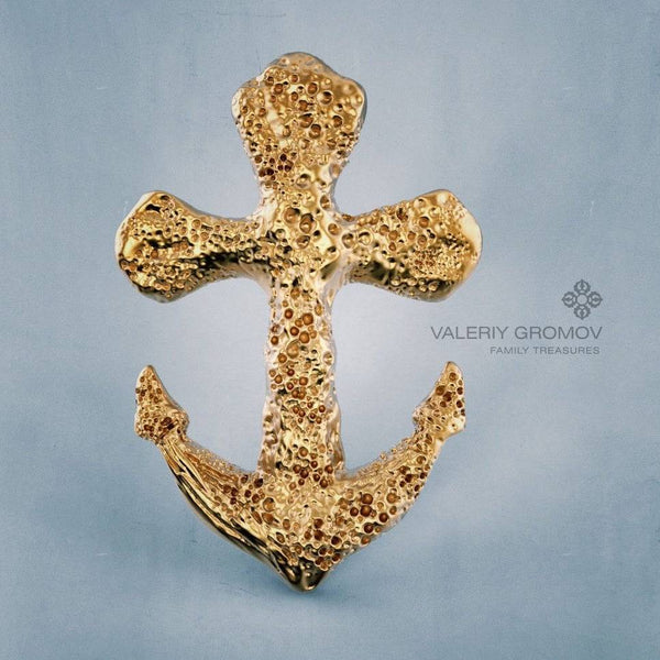 Aged Anchor Cross - GROMOV