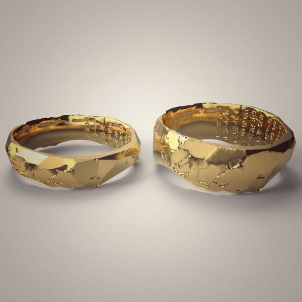 ring for men gold - GROMOV