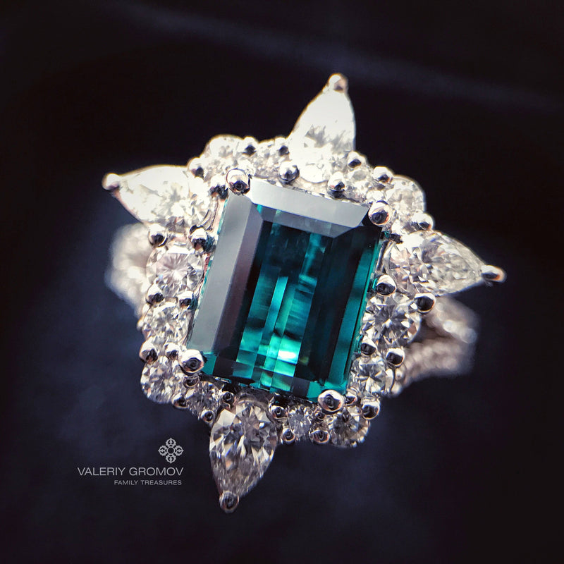 Tourmaline Ring "Celestial" | GROMOV Jewelry