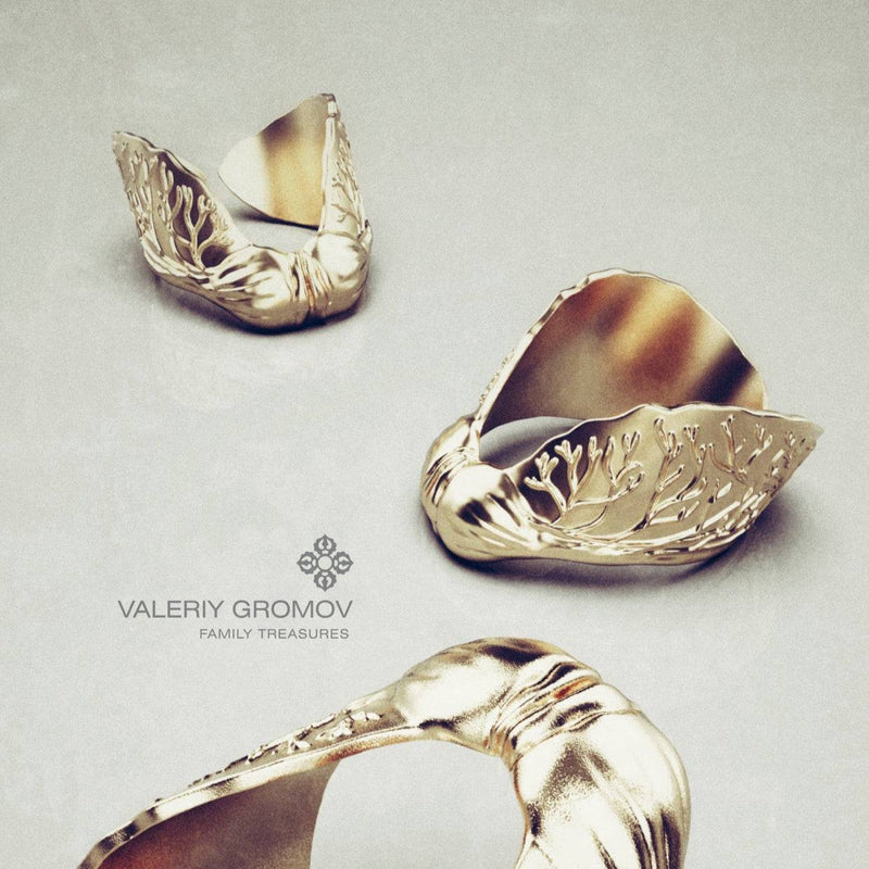 Maple Seed Ring | GROMOV Jewelry
