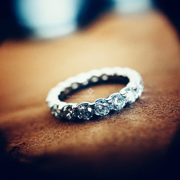 natural diamonds infinity wedding eternity ring