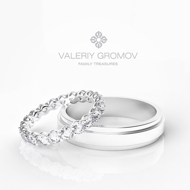 Infinity Wedding Set | GROMOV Jewelry