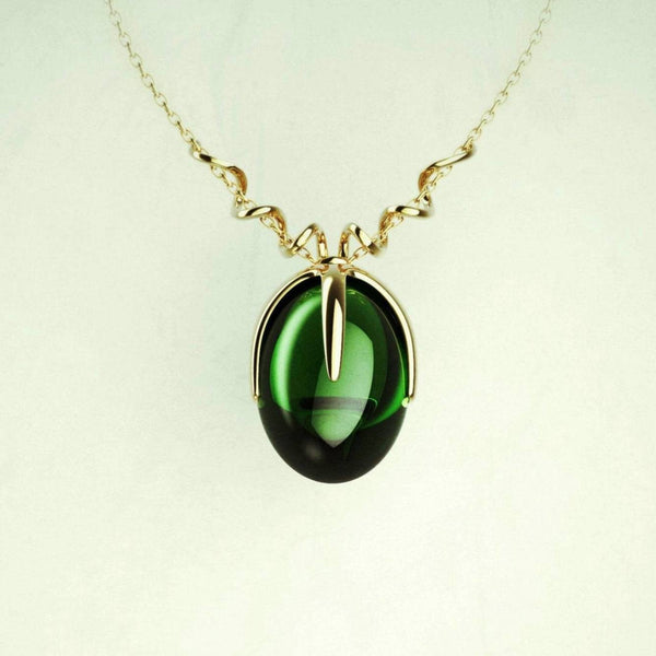 Obsessive Tourmaline Pendant on chain