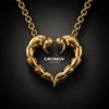 Heart Scorpio Pendant in 18K Yellow Gold on chain | GROMOV