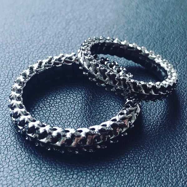 Spinal Wedding Rings - GROMOV