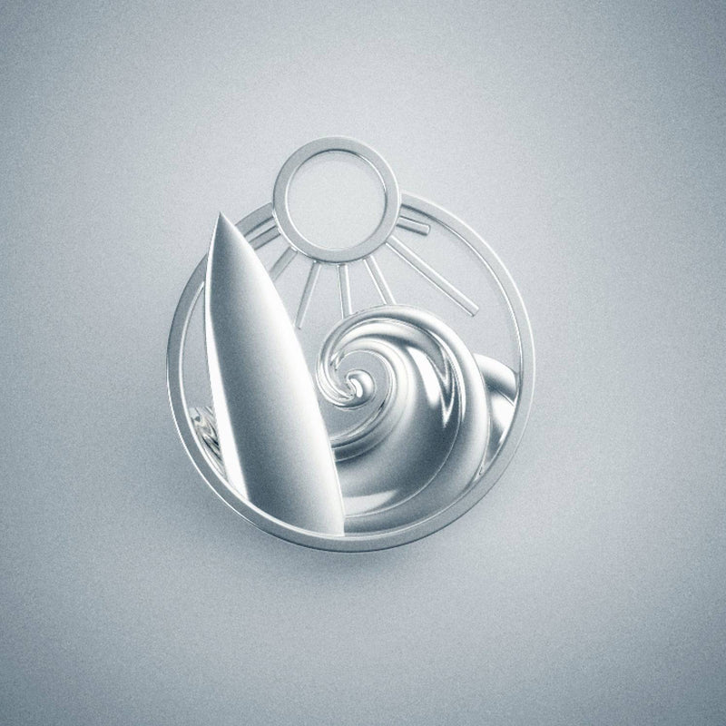 Surf Pendant | GROMOV Jewelry