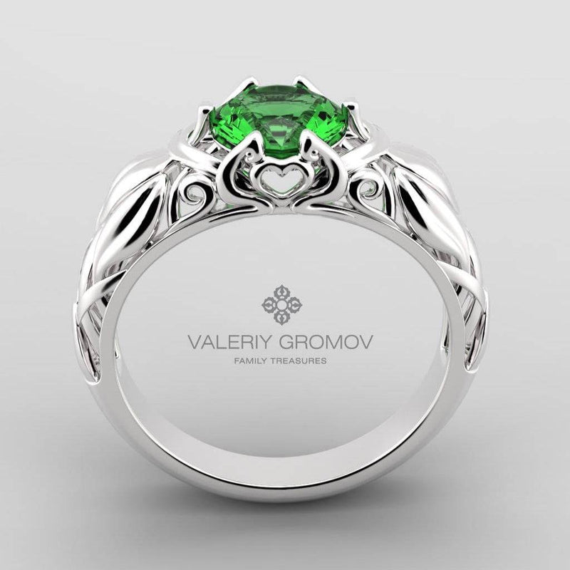 Elven Ring Gemstone | GROMOV Jewelry